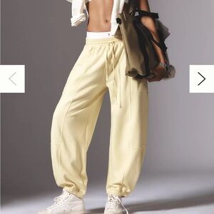 Daily Practice by Anthropologie Zola Joggers NWT M Canary